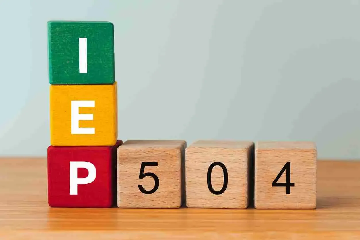 IEP VS 504